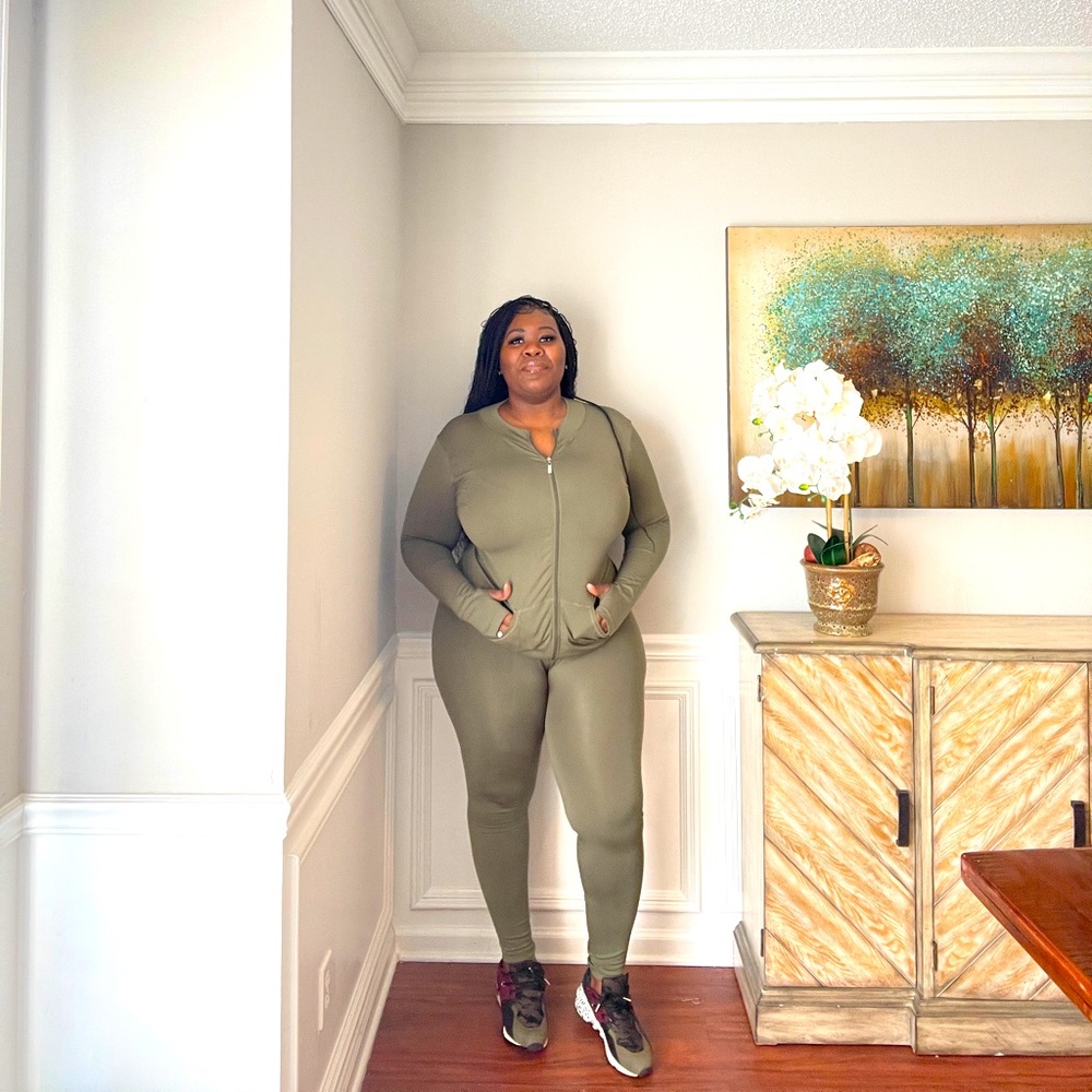 Olive Green 2 pc set